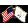 RHODE ISLAND PIN STATE FLAG USA FRIENDSHIP FLAGS PIN